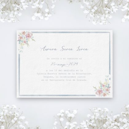 INVITACIÓN FLORAL