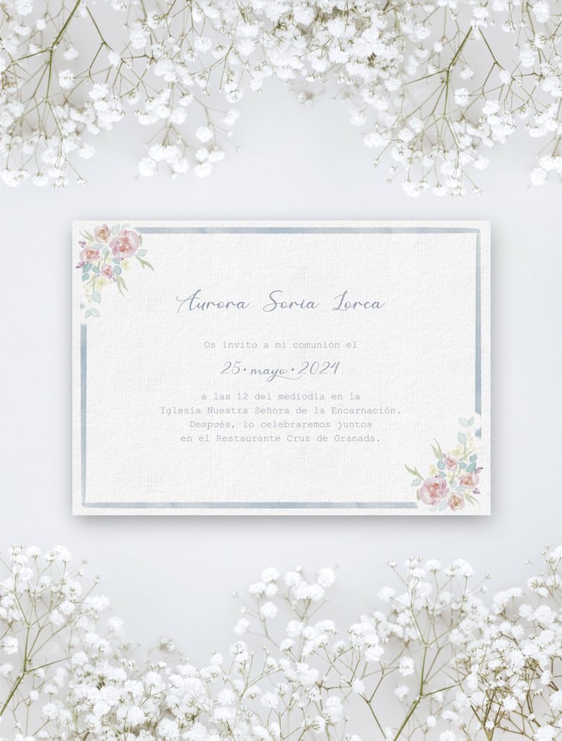 INVITACIÓN FLORAL