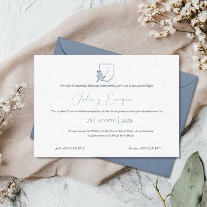 INVITACIÓN ESCUDO GALÁPAGO