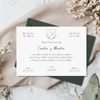 INVITACIÓN ESCUDO ROSITA