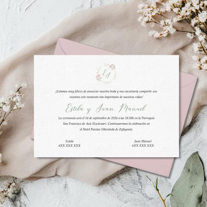 INVITACIÓN ESCUDO ESTELA