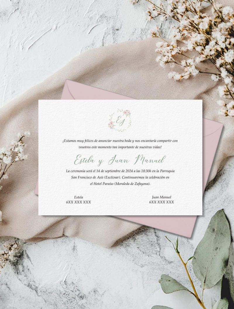 INVITACIÓN ESCUDO ESTELA