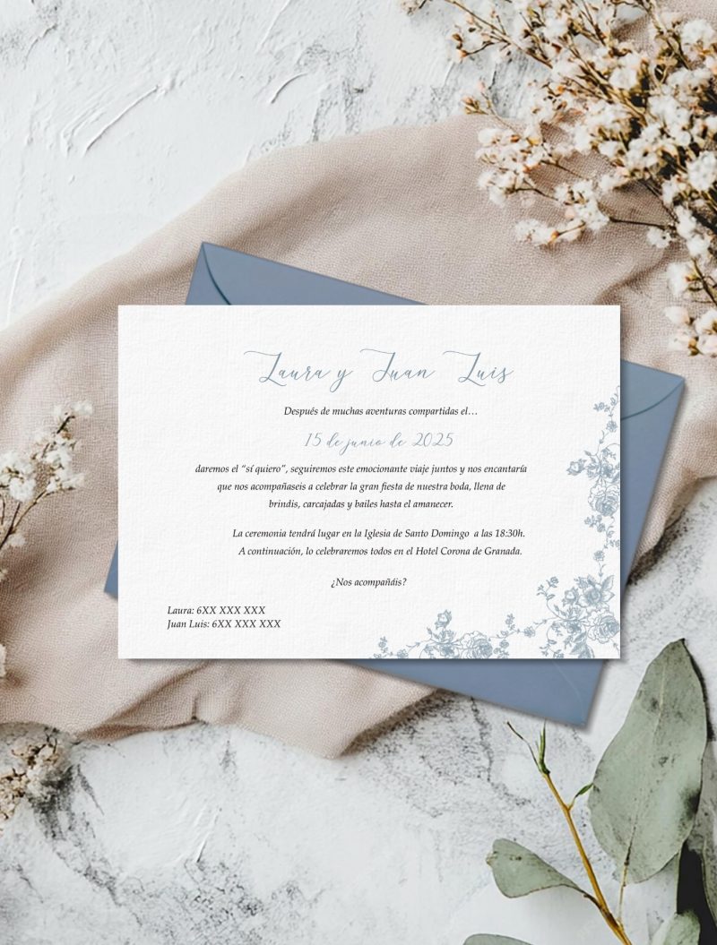 INVITACIÓN BORDADOS