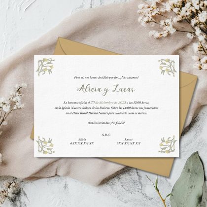 INVITACIÓN MOLDURAS