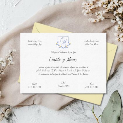 INVITACIÓN ESCUDO LIMONAR