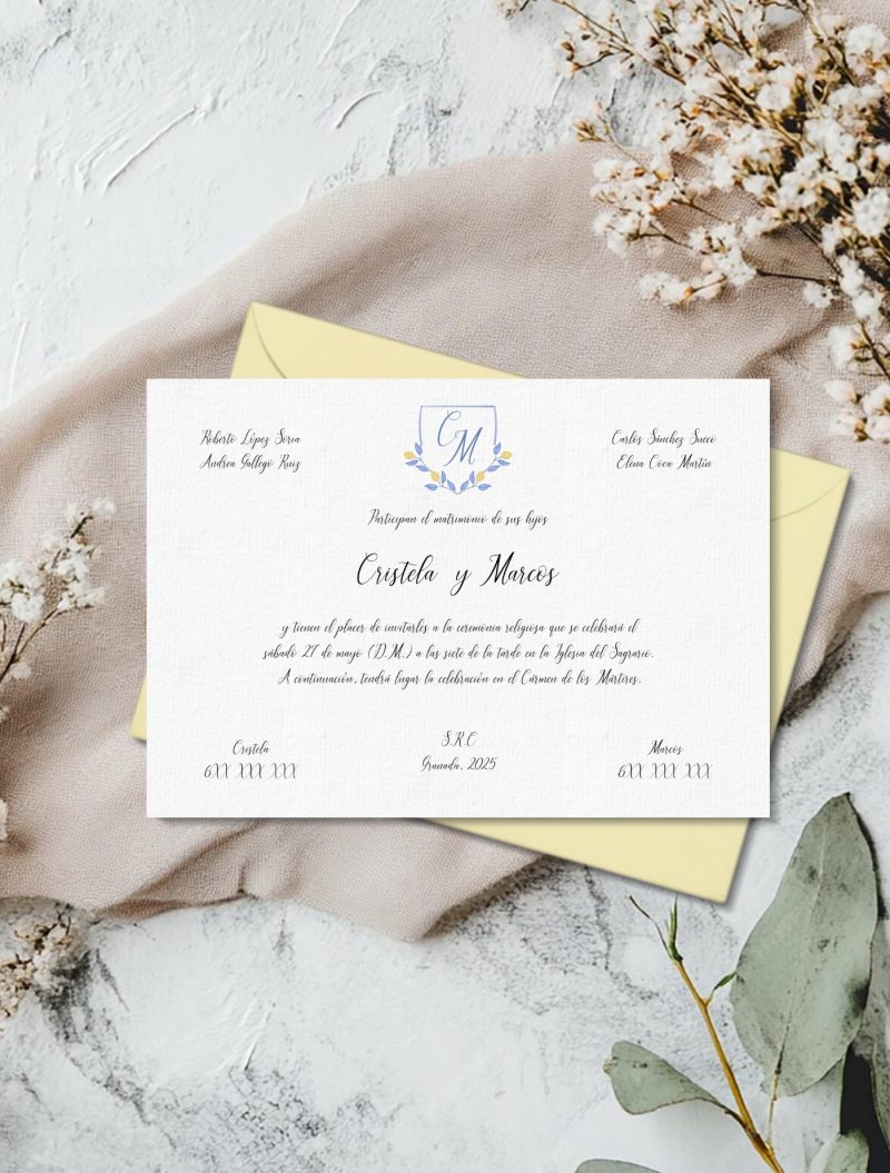 INVITACIÓN ESCUDO LIMONAR