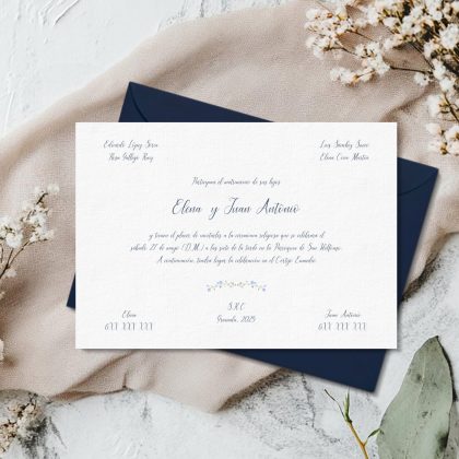 INVITACIÓN CLÁSICA CELESTINA