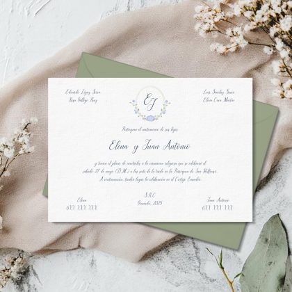 INVITACIÓN ESCUDO CELESTINA