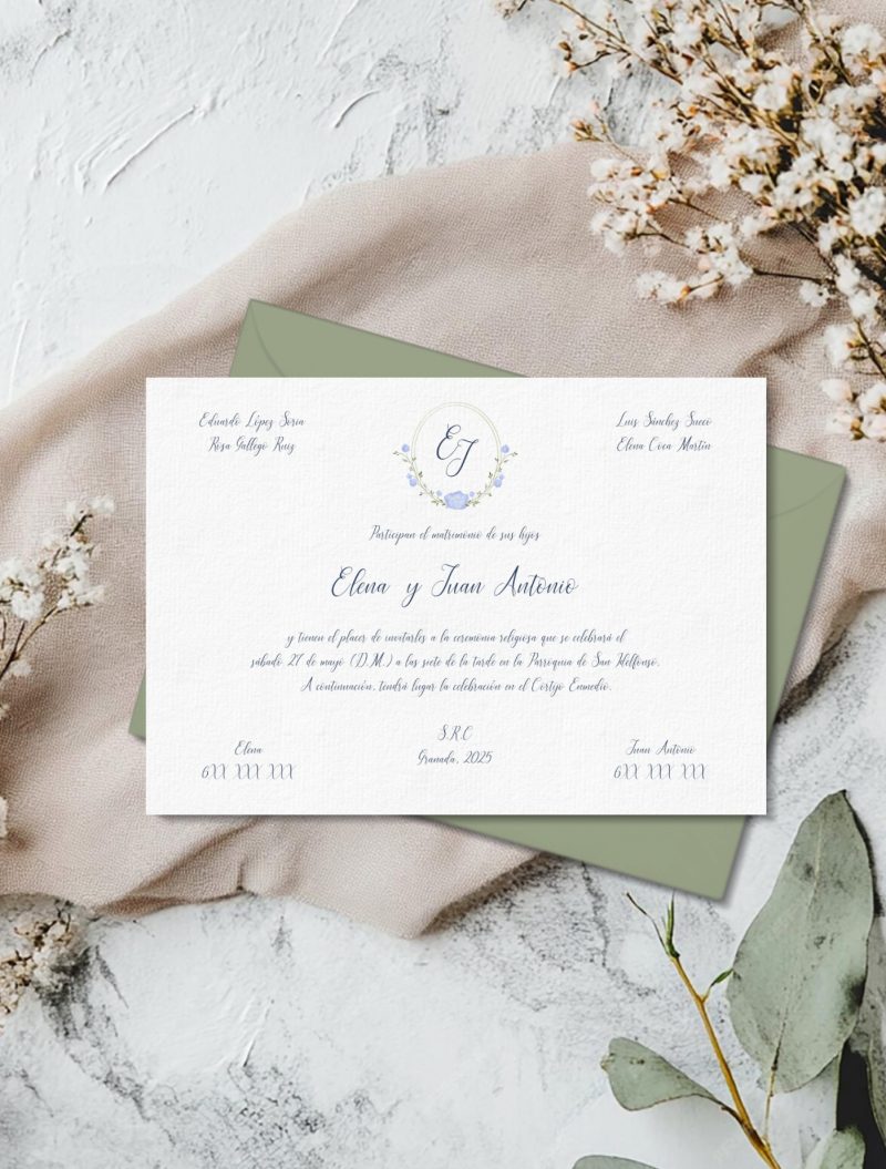 INVITACIÓN ESCUDO CELESTINA