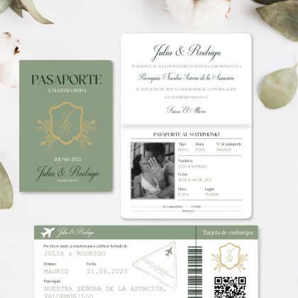 INVITACIÓN PASAPORTE TEXTO