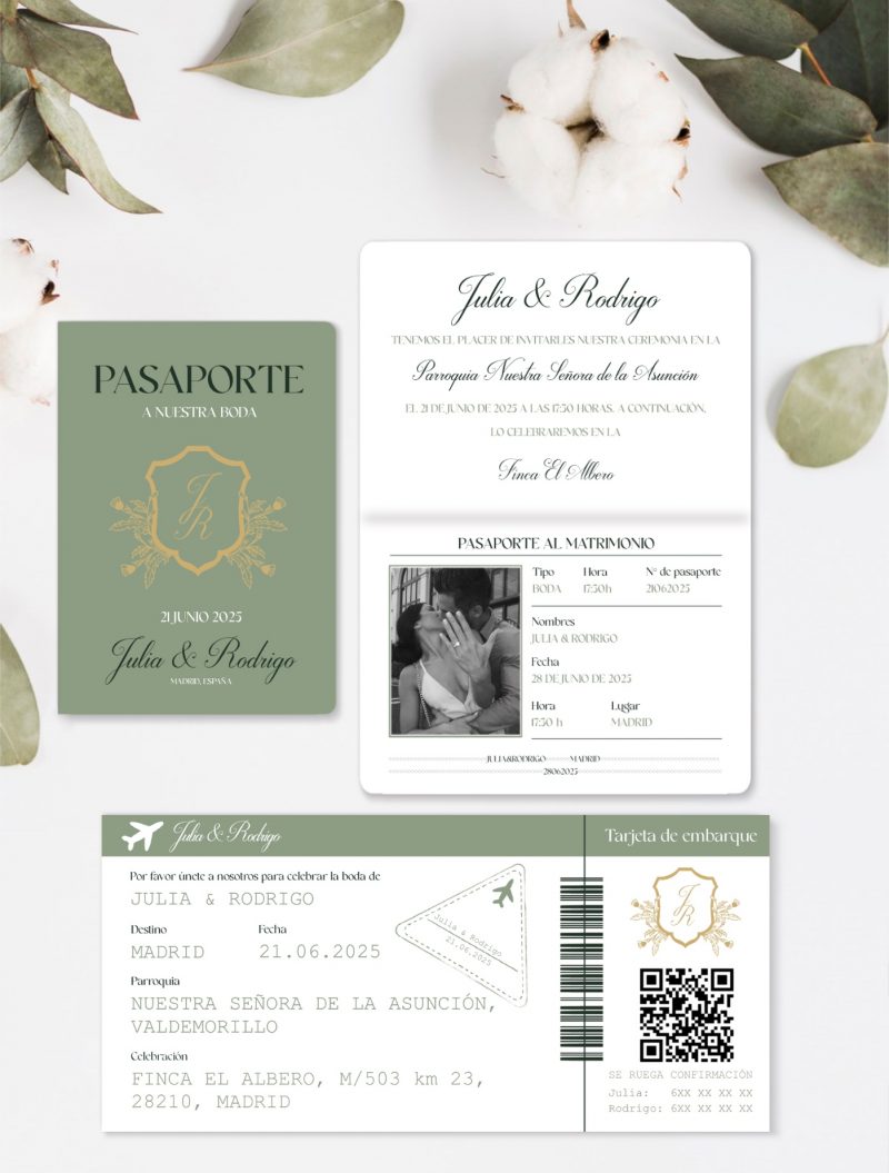 INVITACIÓN PASAPORTE TEXTO