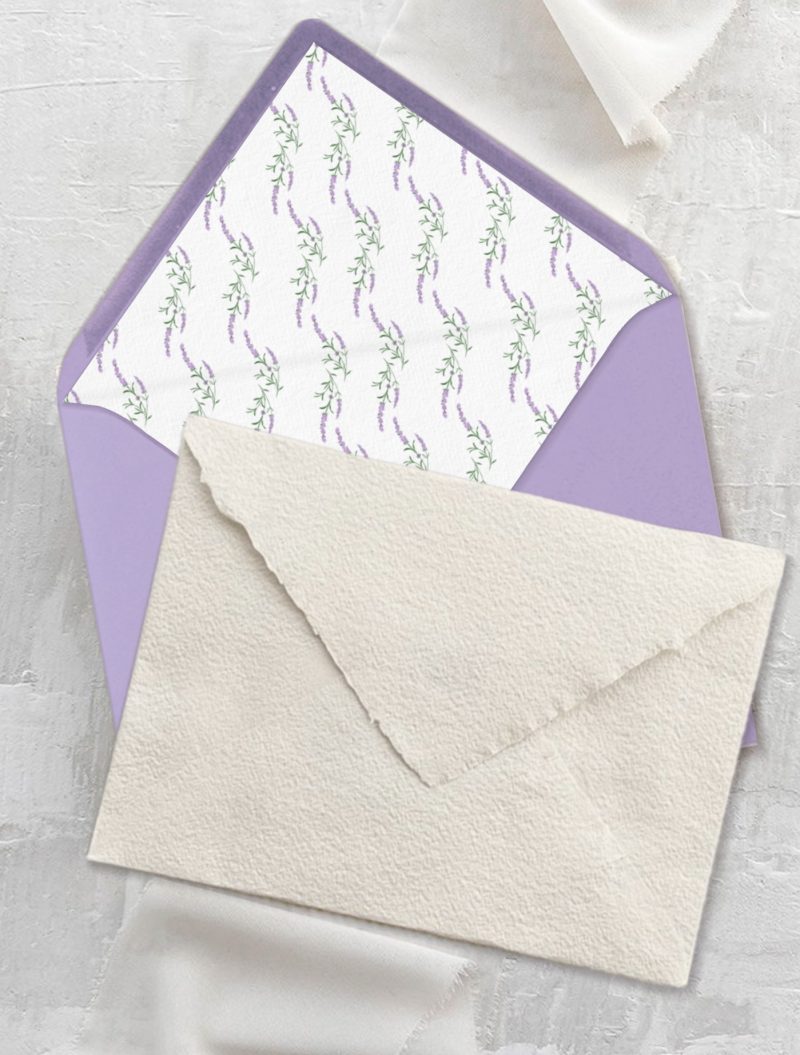 SOBRES FORRADOS LAVANDA