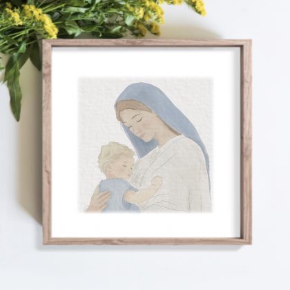 LÁMINA VIRGENCITA BEIGE